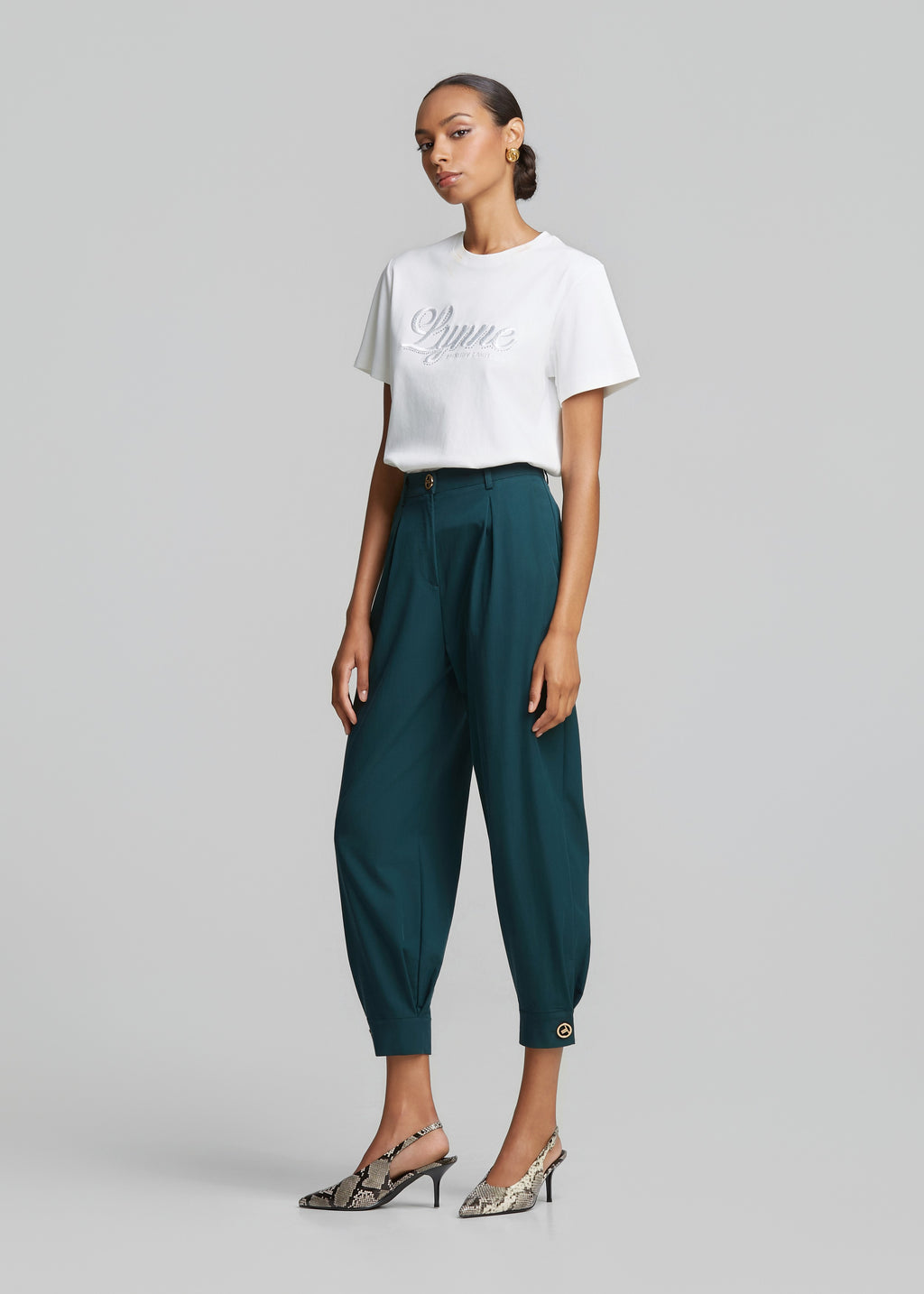 Harem pants με πιέτες