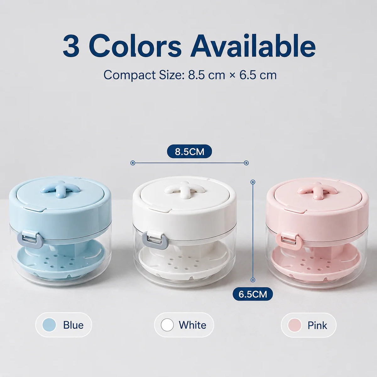 3-in-1 Leak-Proof Retainer Cleaning Case with Mirror, Drain Tray & Travel Storage