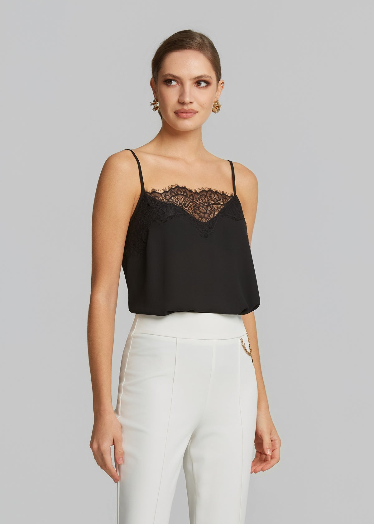 Μπλούζα lingerie με δαντέλα