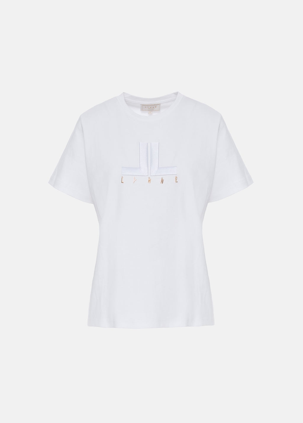Μπλούζα με logo κέντημα και μεταλλικά charms