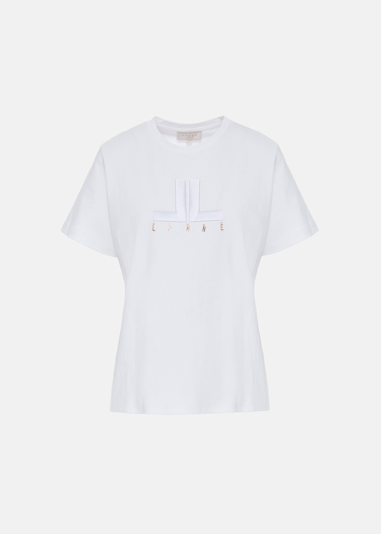Μπλούζα με logo κέντημα και μεταλλικά charms