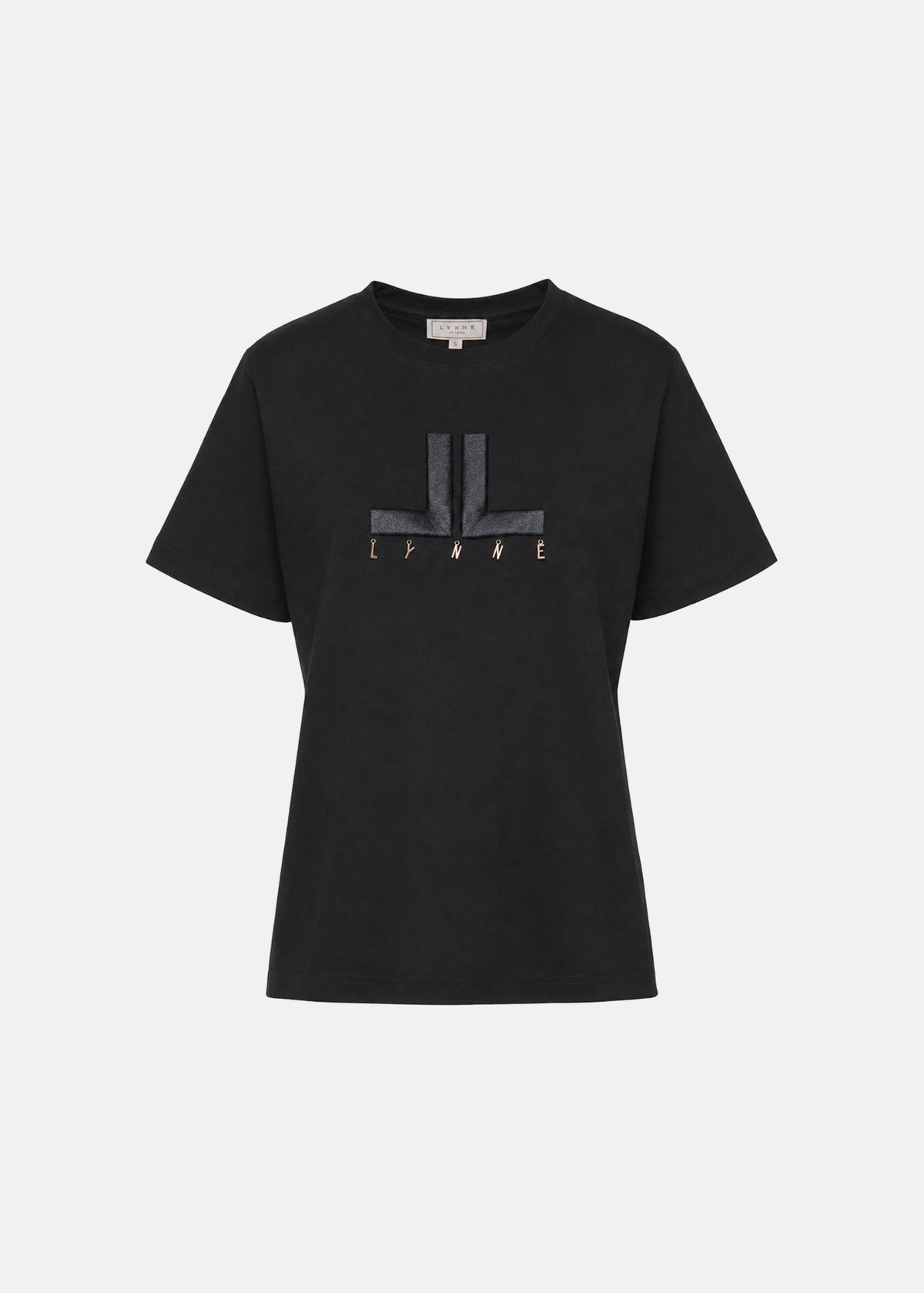 Μπλούζα με logo κέντημα και μεταλλικά charms