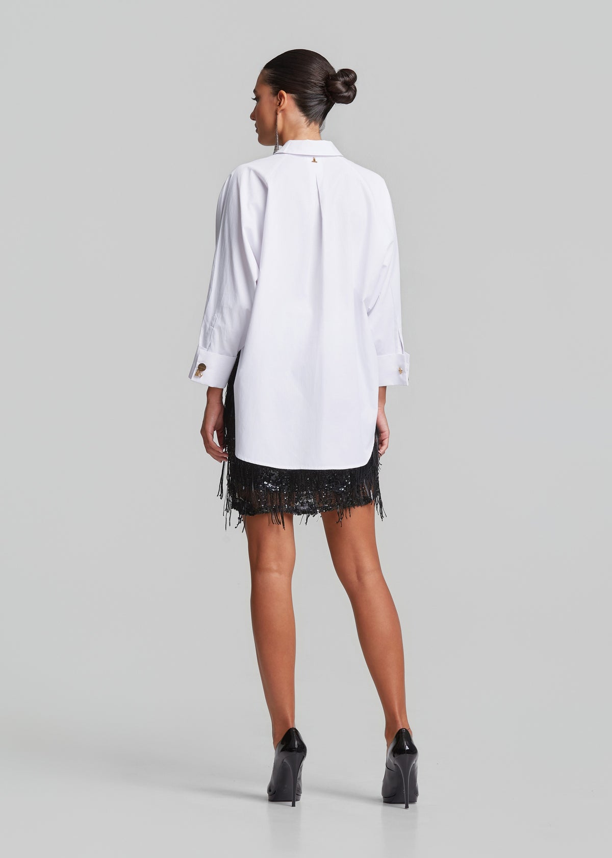 Μεσάτο πουκάμισο με peplum