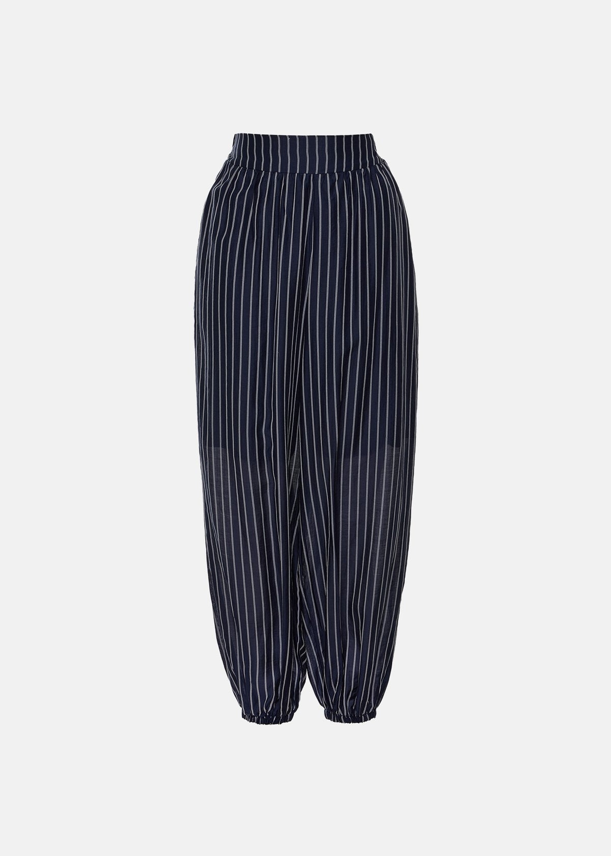 Ψηλόμεσο ριγέ Harem pants