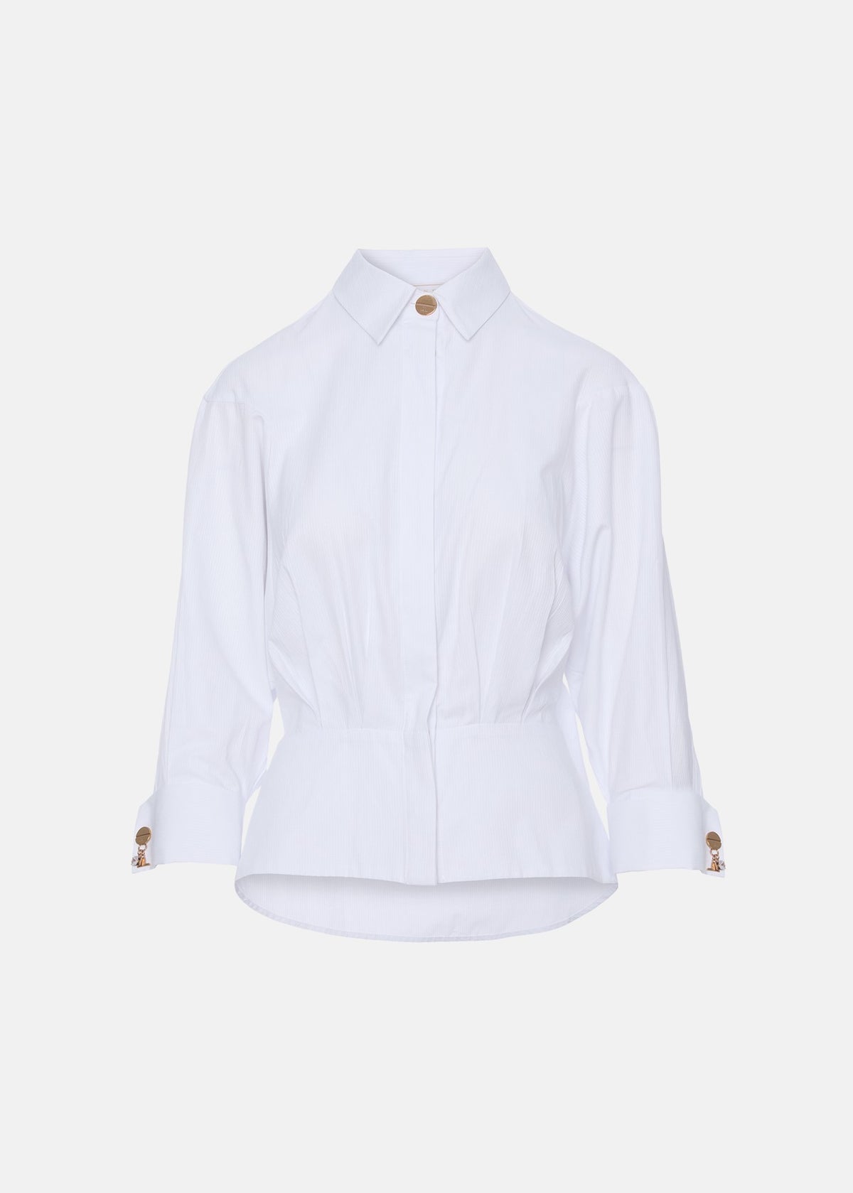 Μεσάτο πουκάμισο με peplum