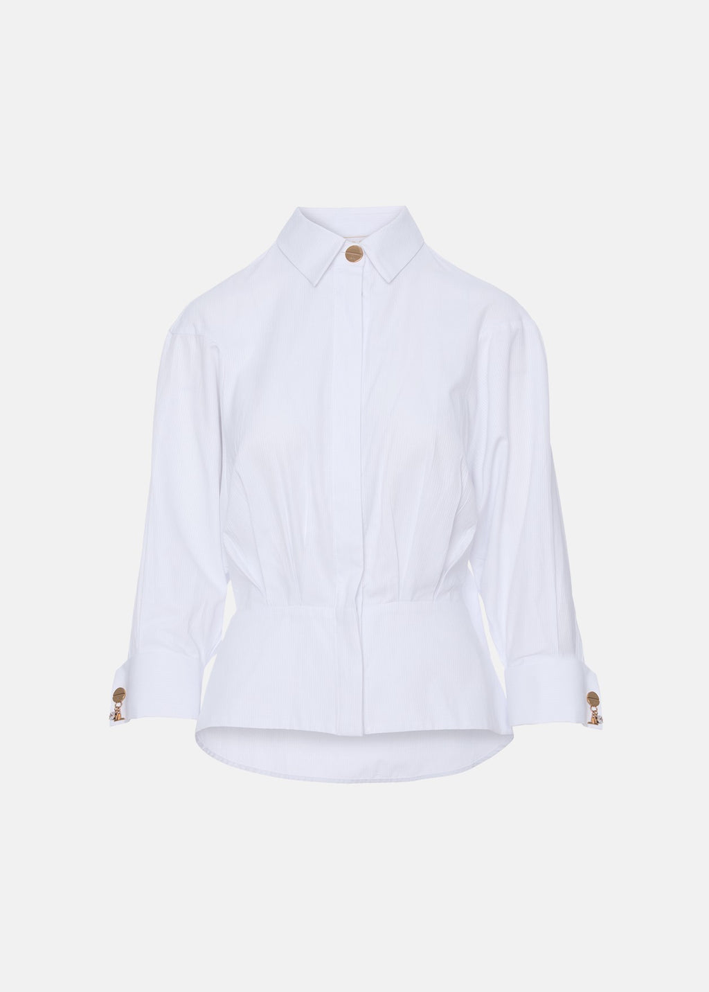 Μεσάτο πουκάμισο με peplum