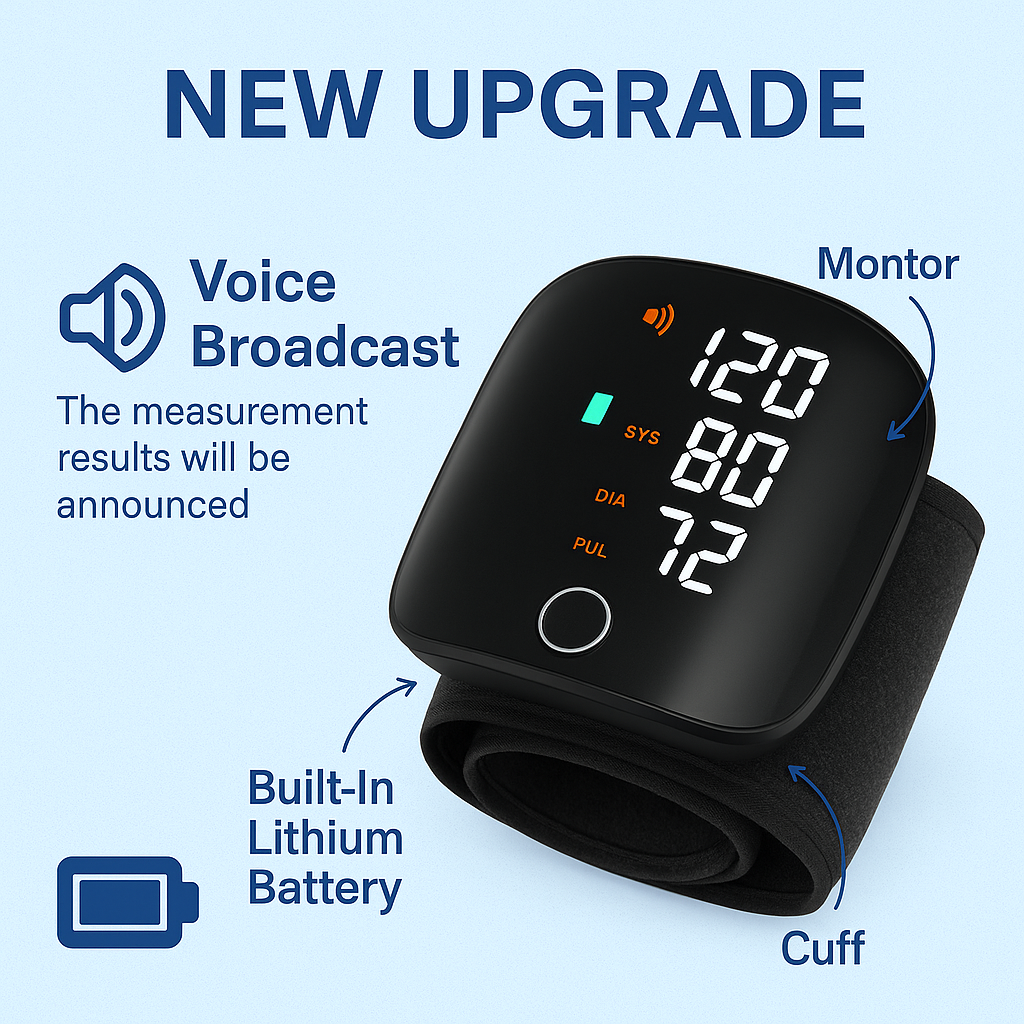 Health Clinical-Grade BP Monitor