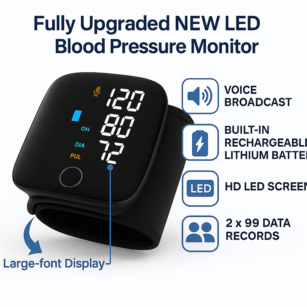 Health Clinical-Grade BP Monitor
