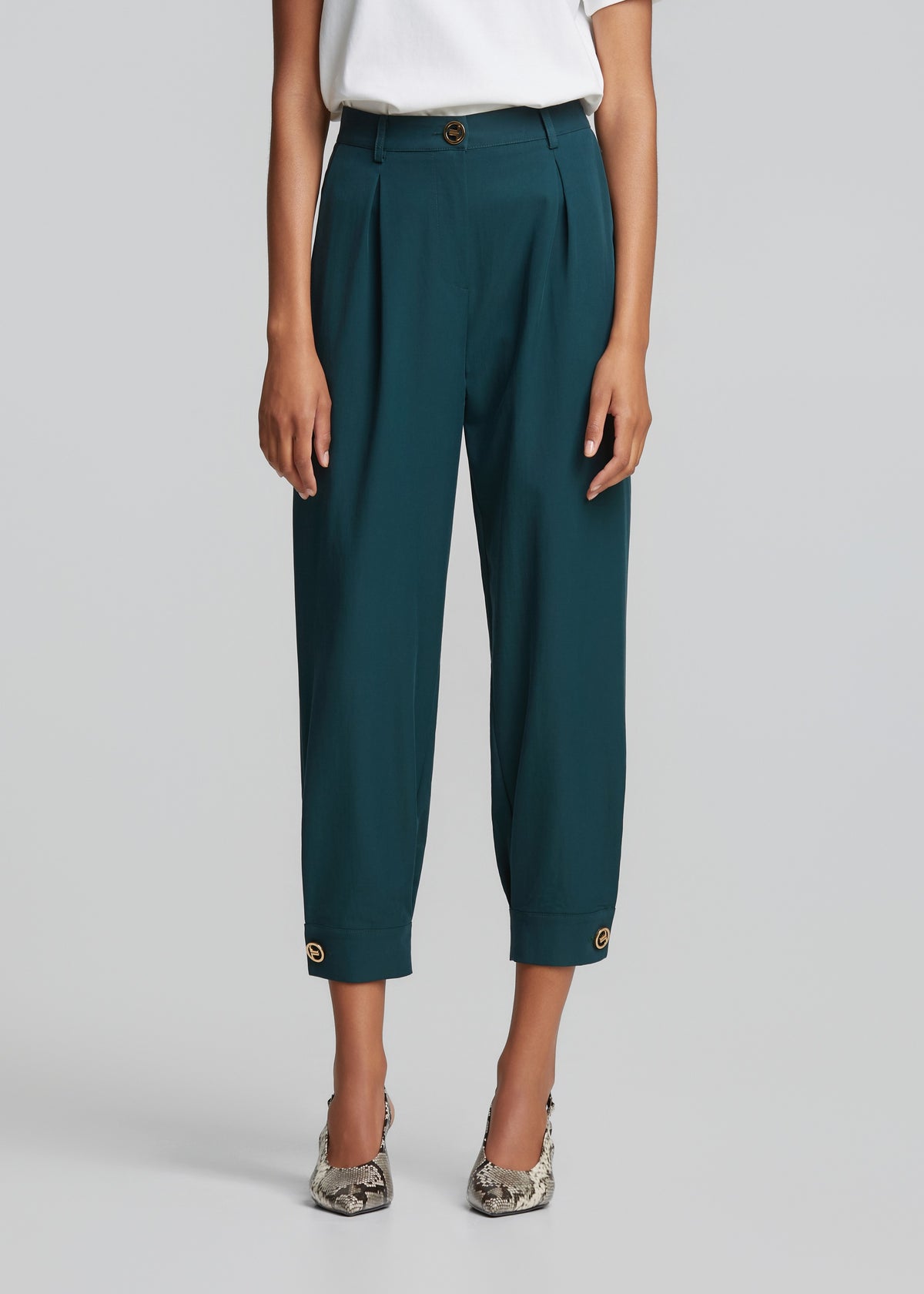 Harem pants με πιέτες