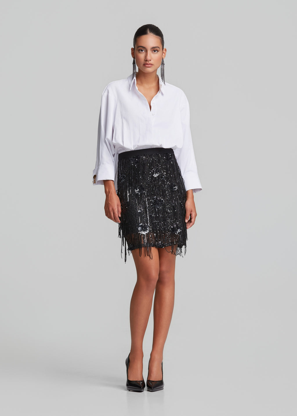 Μεσάτο πουκάμισο με peplum
