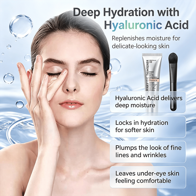 ✨ Instant Eye Tightener Primer – Firming Under Eye Serum with Hyaluronic Acid & Vitamin E